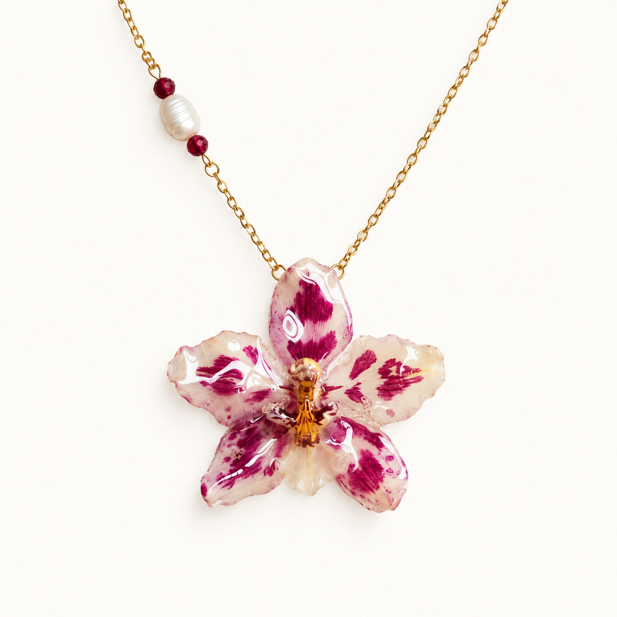 Collar orquídea Odontoglossum