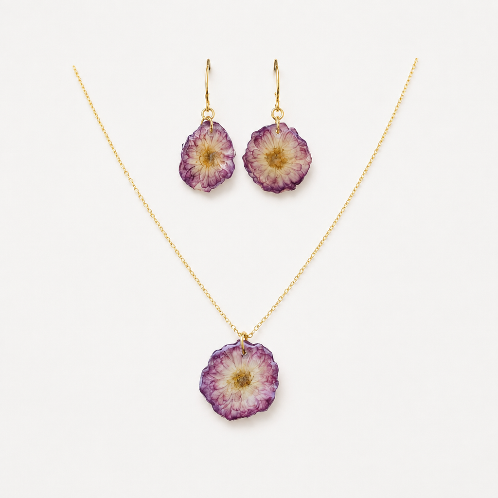 Conjunto flores reales