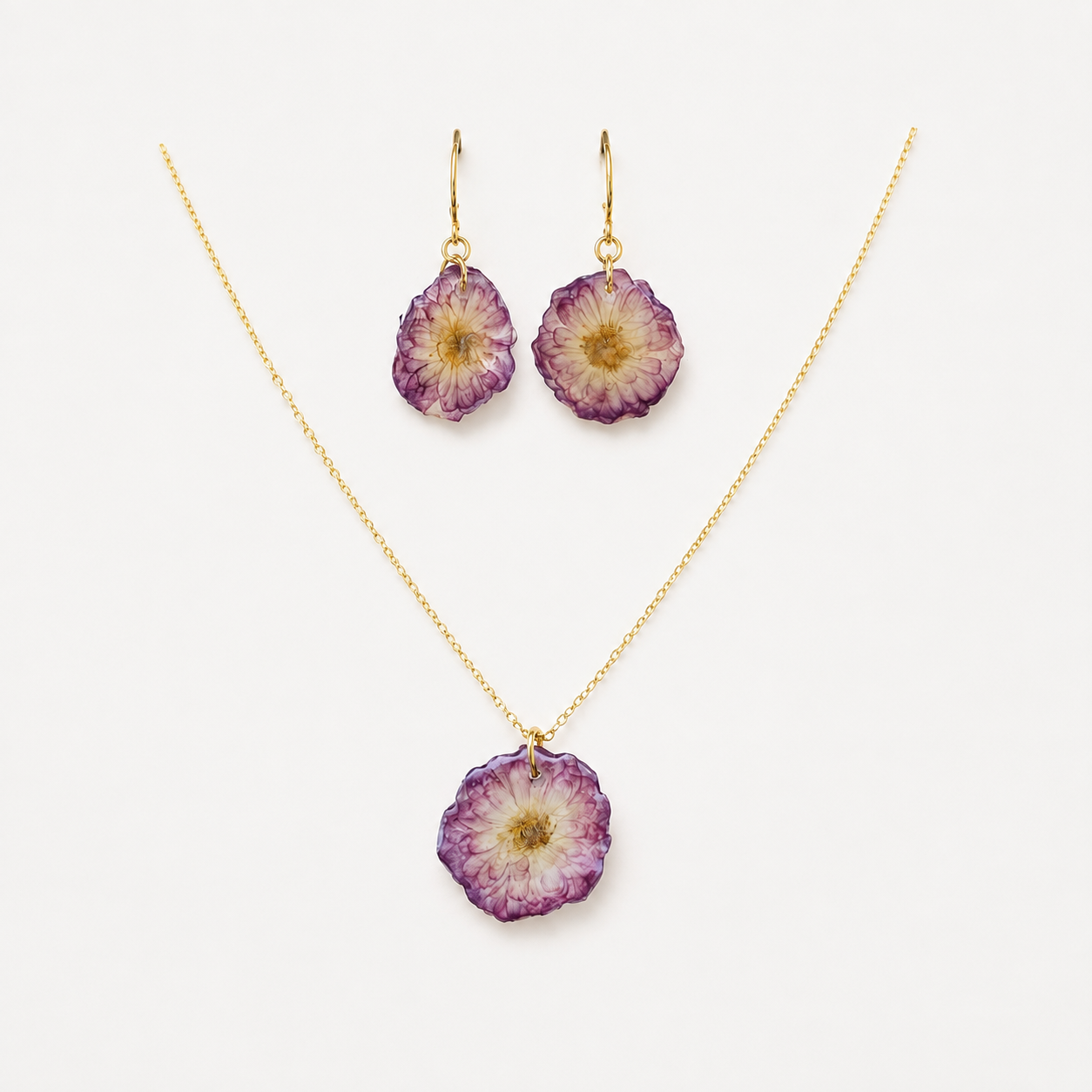 Conjunto flores reales