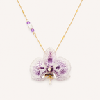Collar orquídea Phalaenopsis