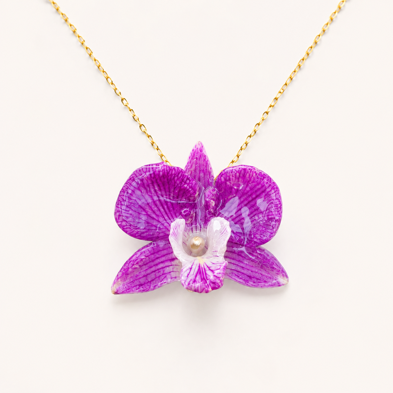 Collar orquídea Dendrobium