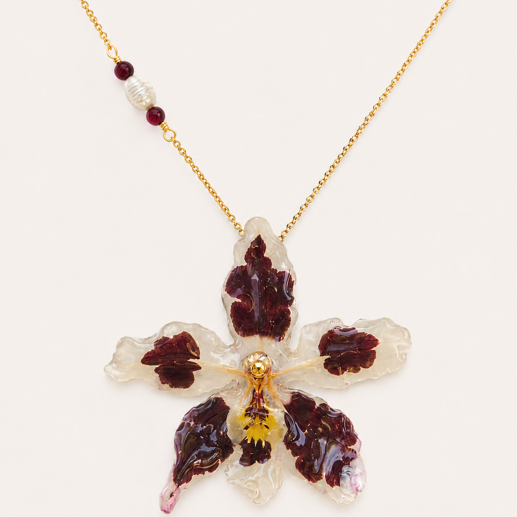 Collar orquídea Odontoglossum