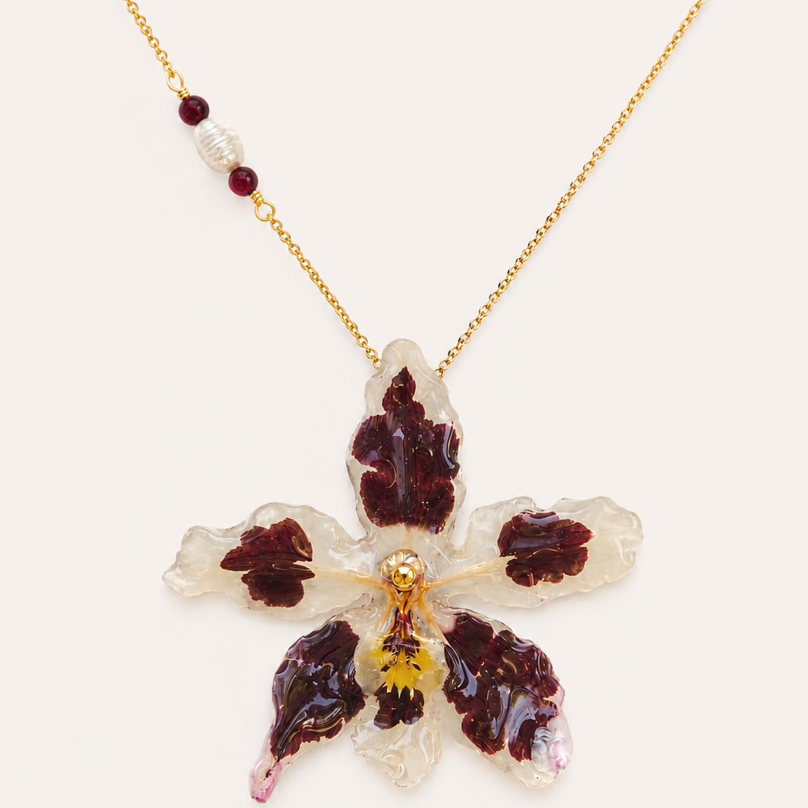 Collar orquídea Odontoglossum