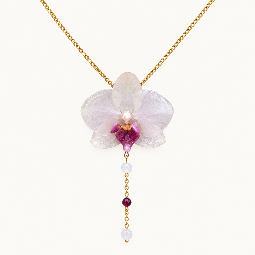 Collar orquídea Phalaenopsis