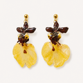 Aretes orquídea Oncidium