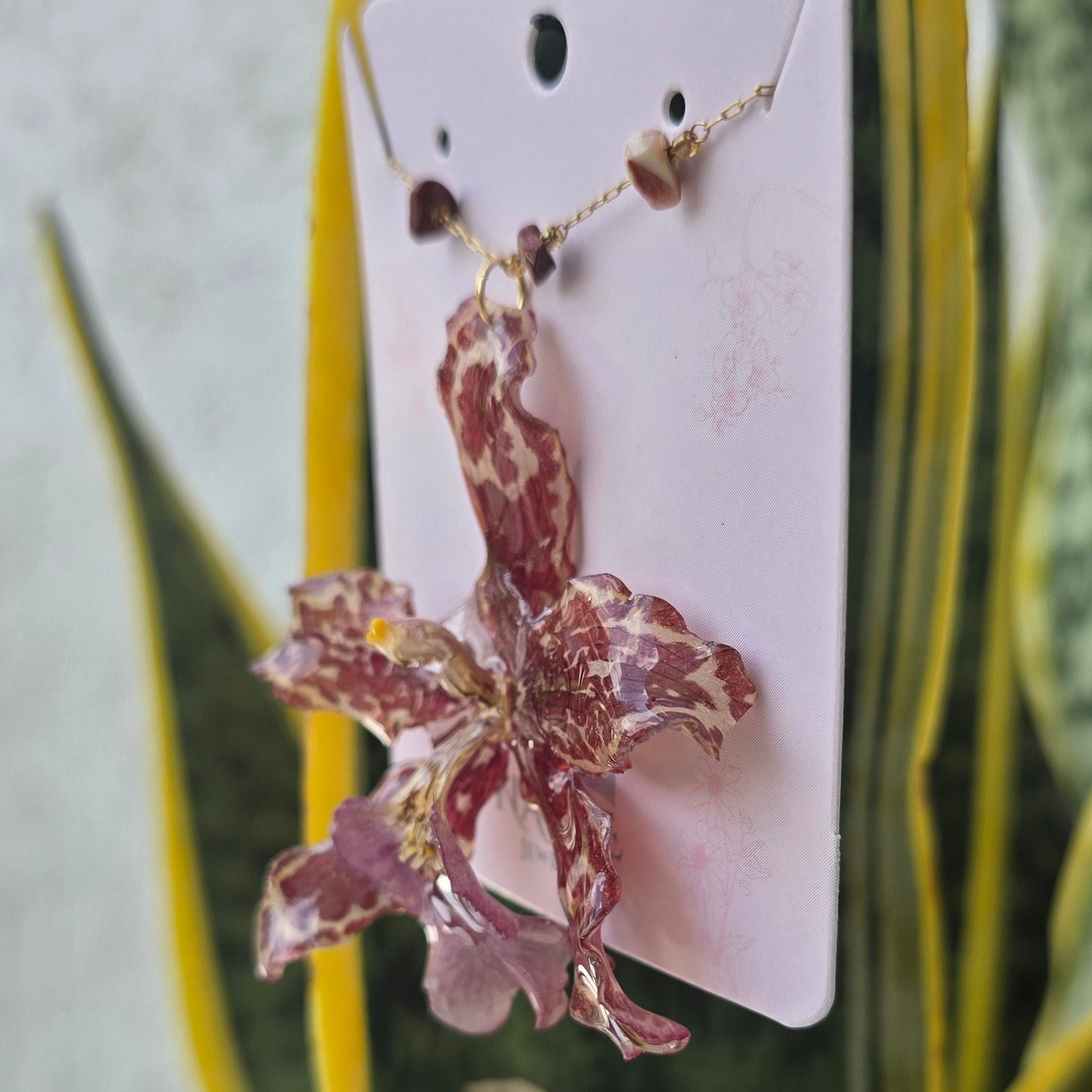 Collar orquídea Odontoglossum