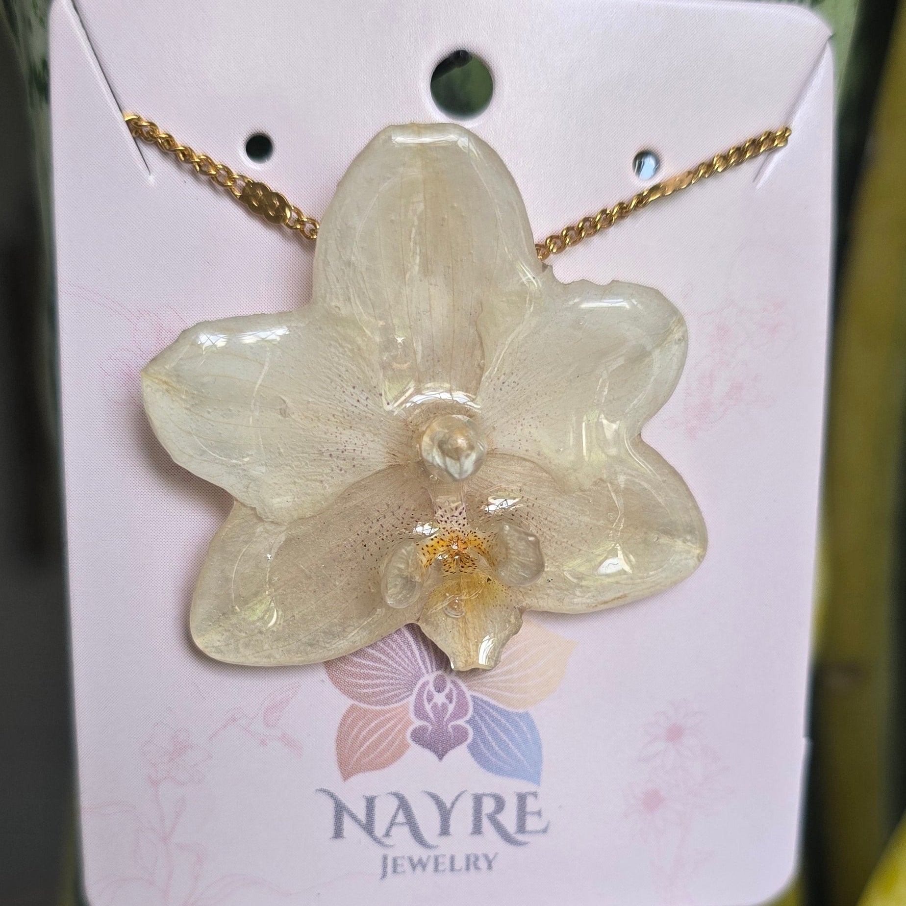 Collar de orquídea Phalaenopsis mini