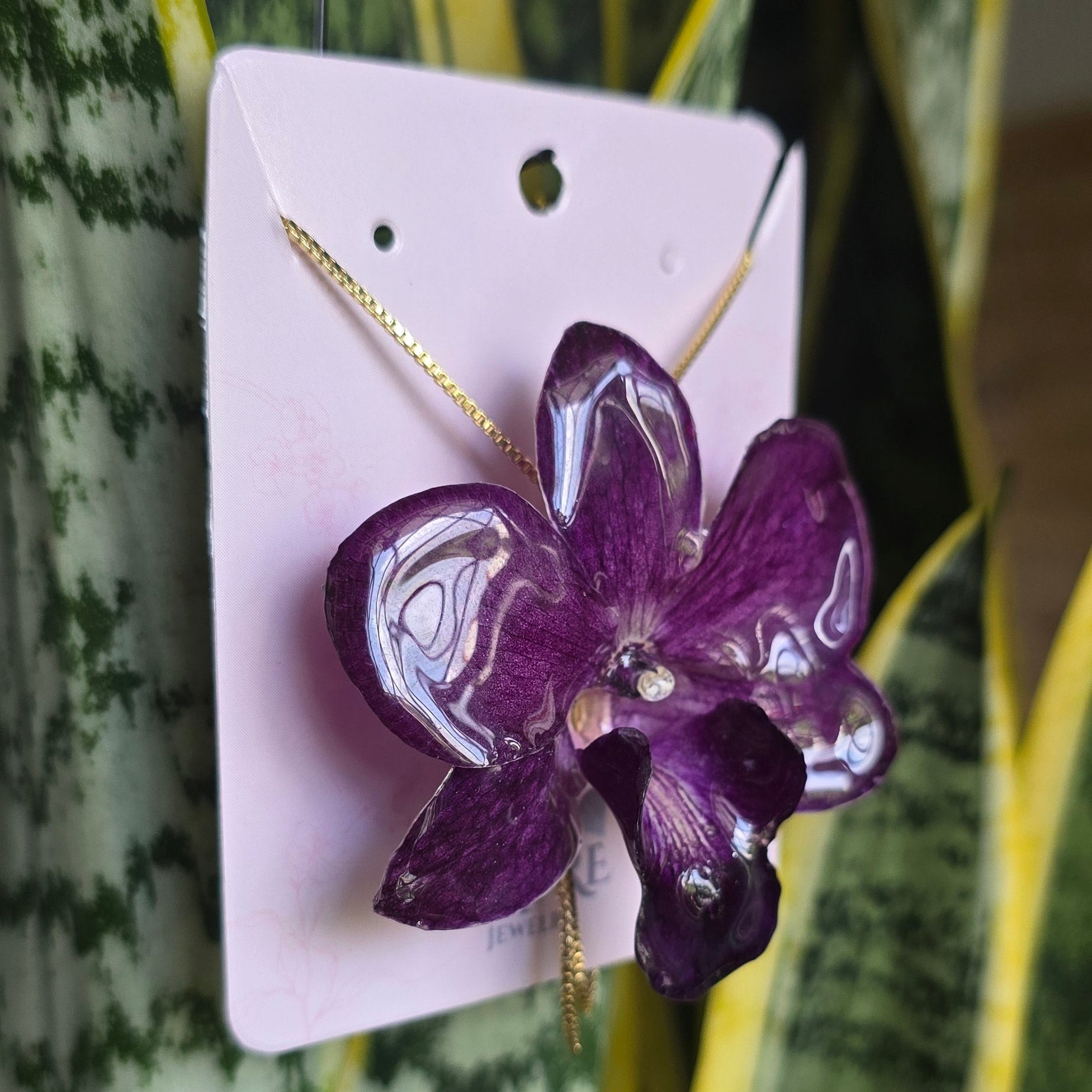 Collar orquídea Dendrobium