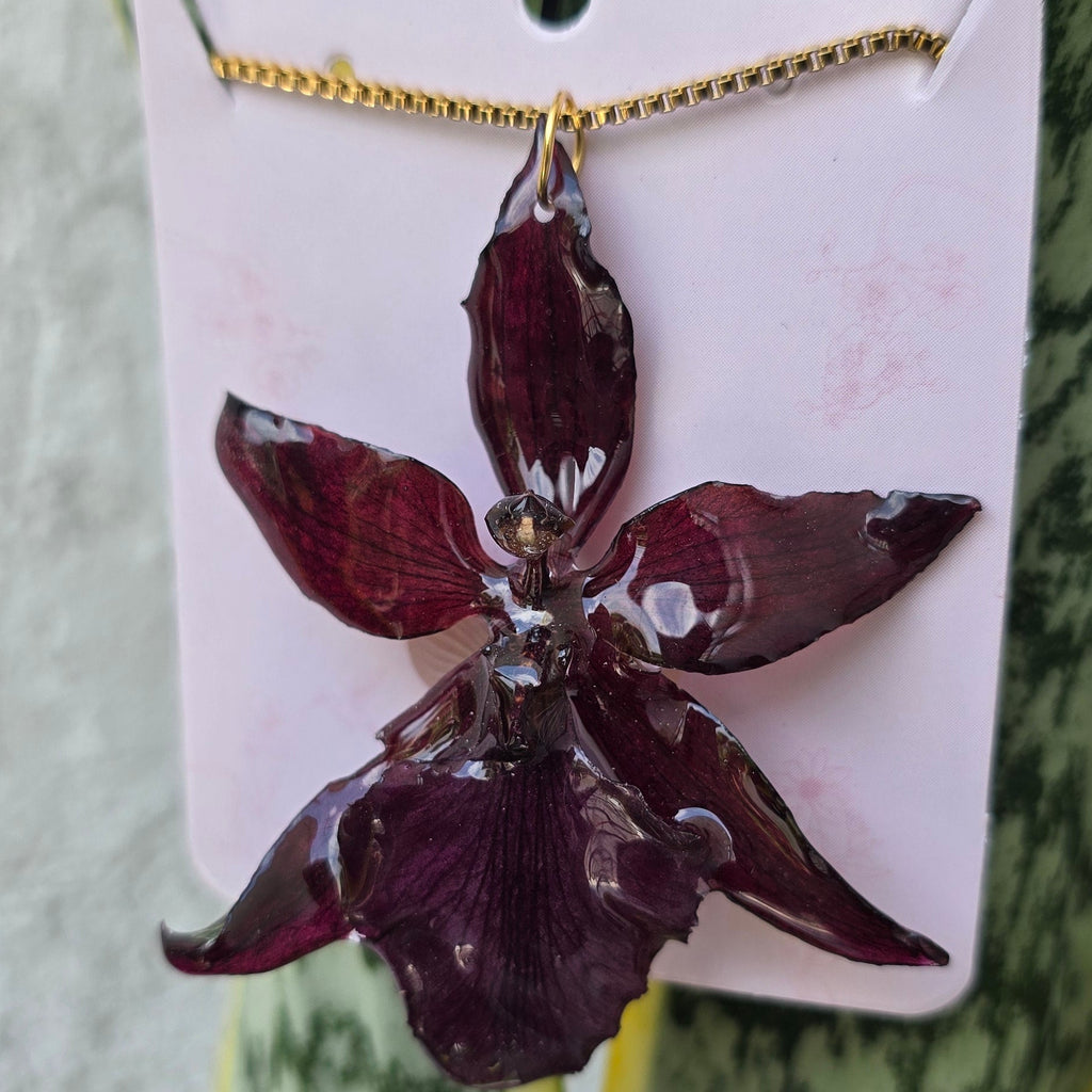 Collar orquídea Colmanara
