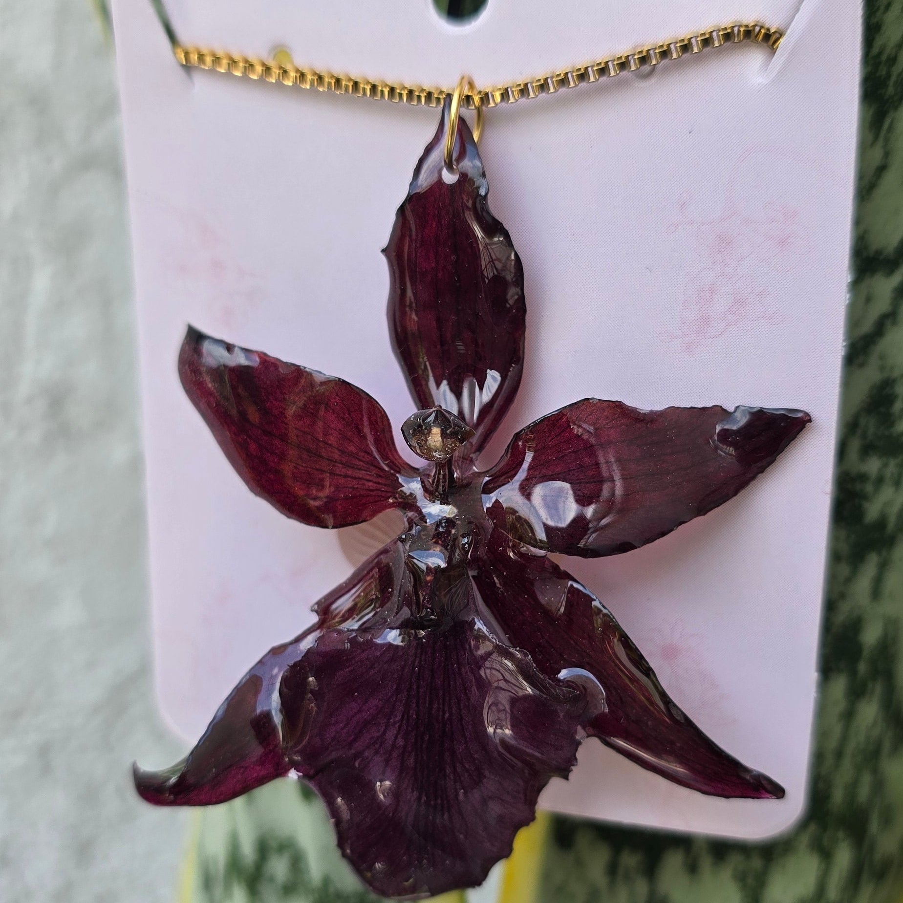 Collar orquídea Colmanara