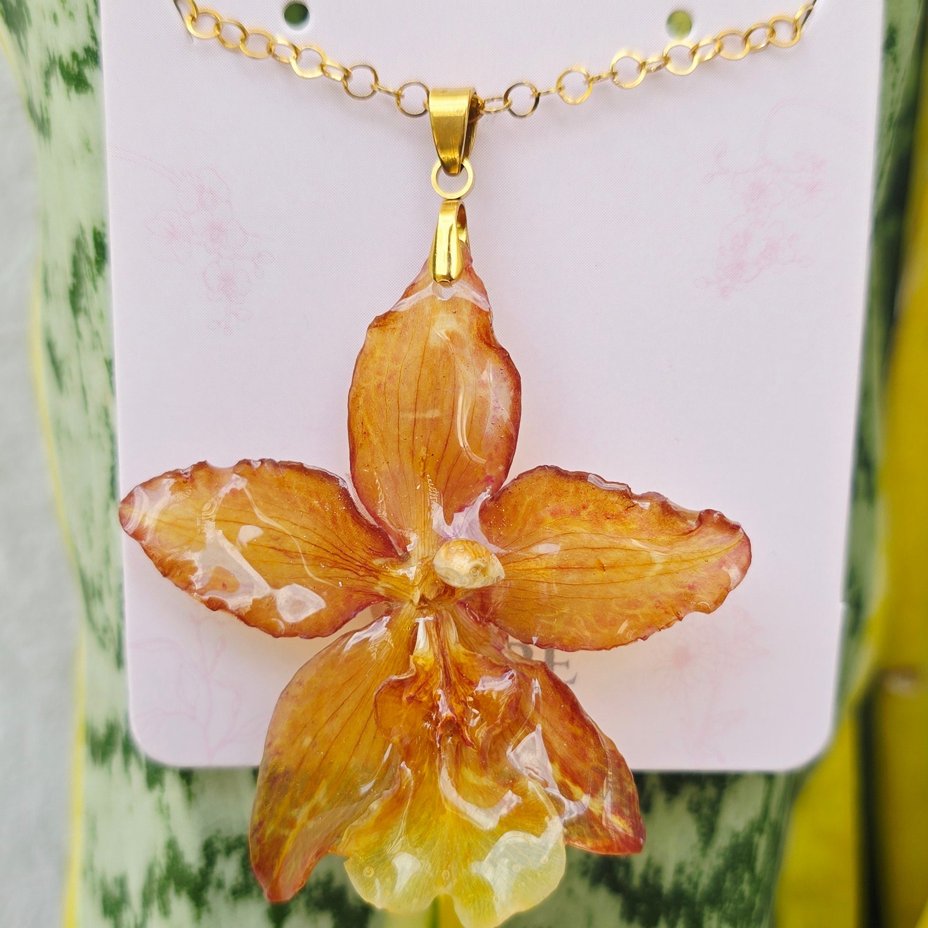 Collar orquídea Odontoglossum
