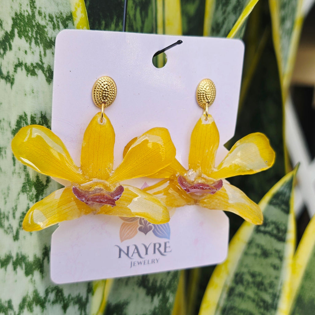 Aretes Dendrobium Tropical