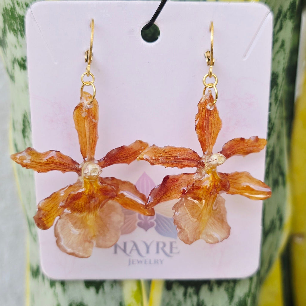 Aretes Orquídea Colamanara