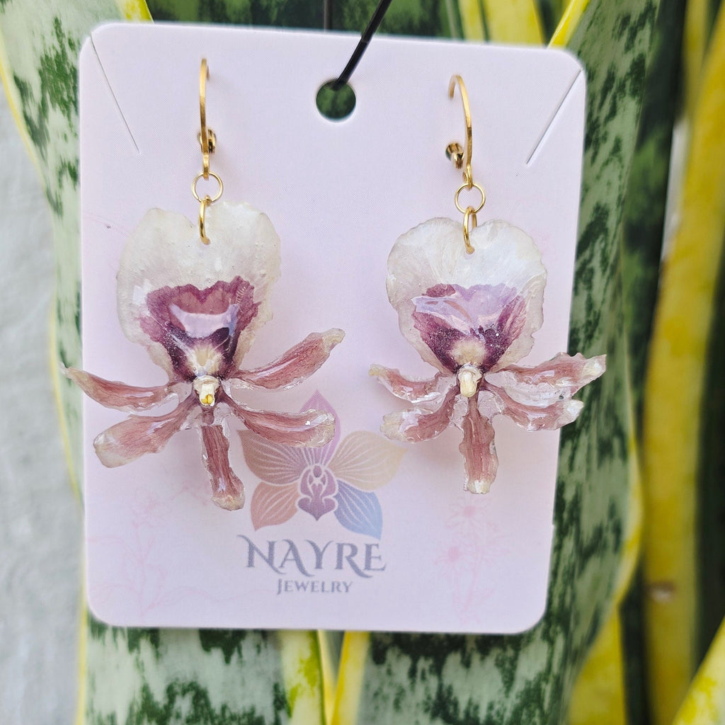 Aretes orquídea Oncidium