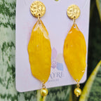 Aretes pétalos de Girasol
