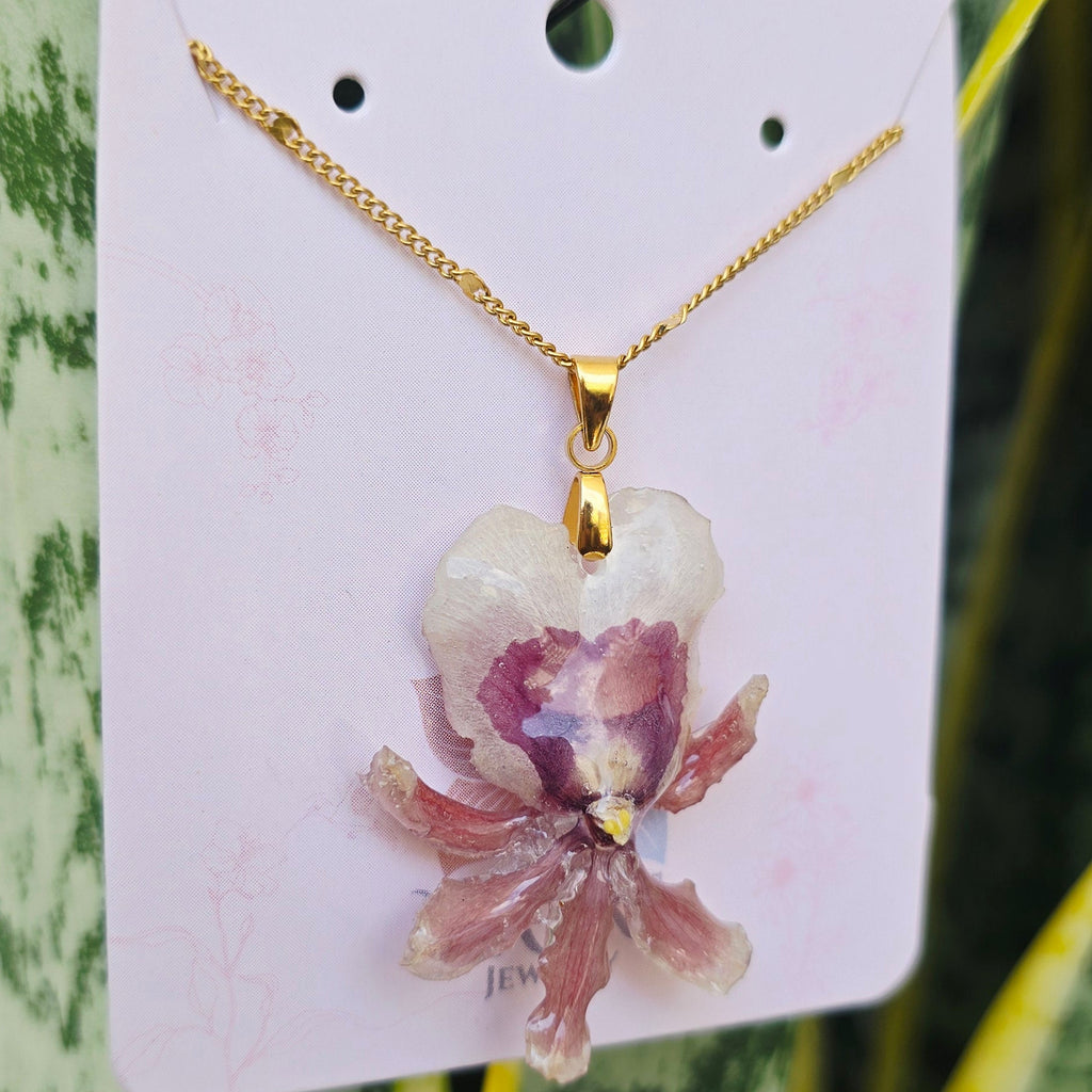 Collar orquídea Oncidium