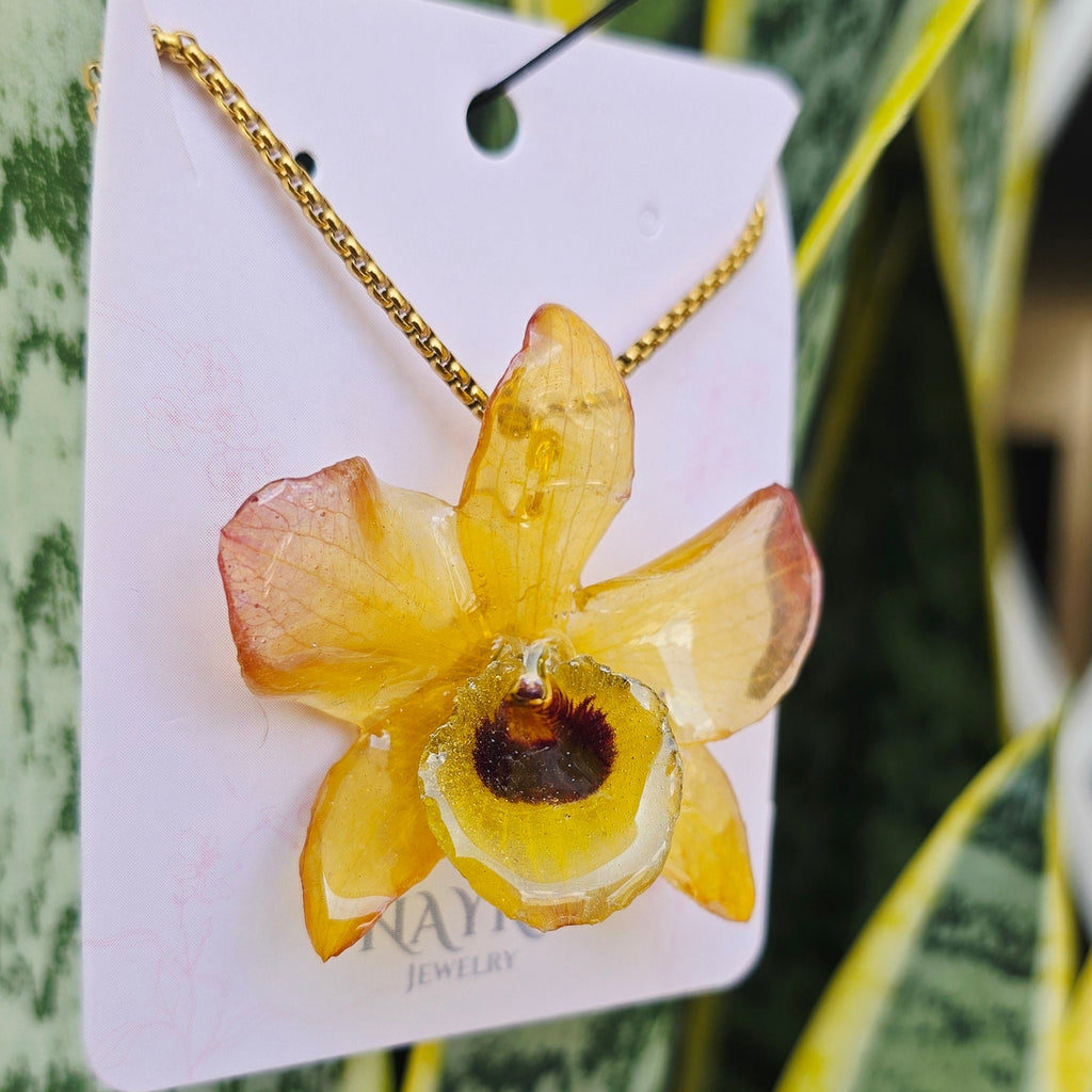 Collar orquídea Dendrobium