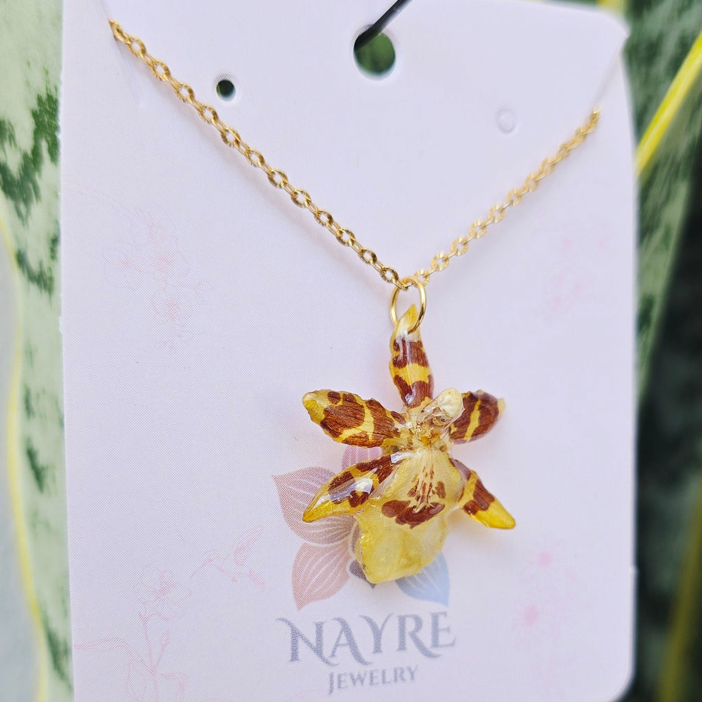 Collar orquídea Oncidium