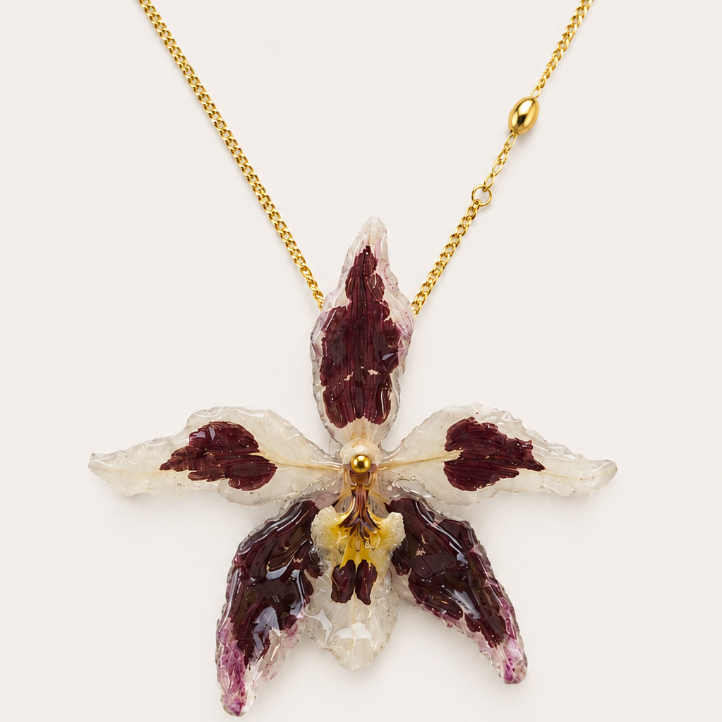 Collar orquídea Odontoglossum