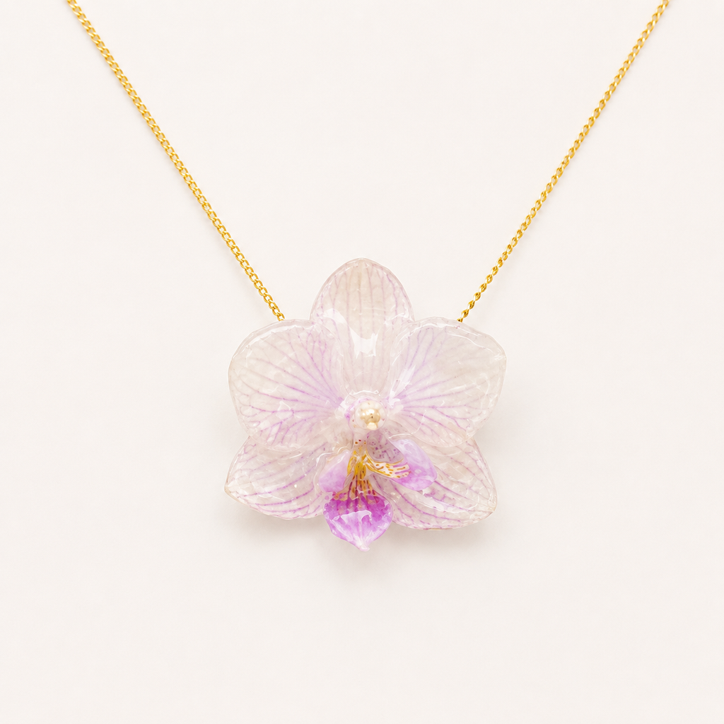 Collar orquídea Phalaenopsis