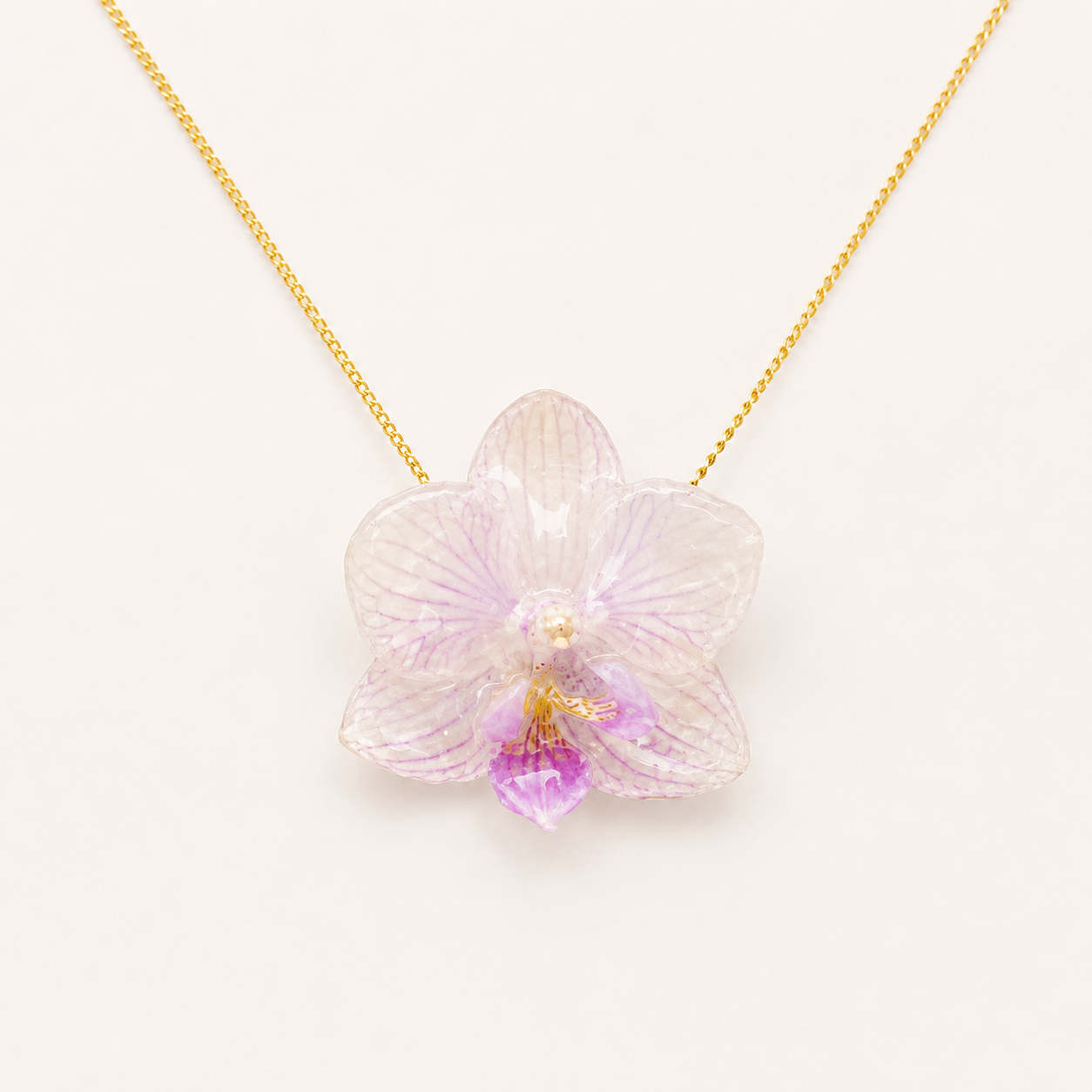 Collar orquídea Phalaenopsis