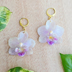 Aretes Orquídea Phalaenopsis