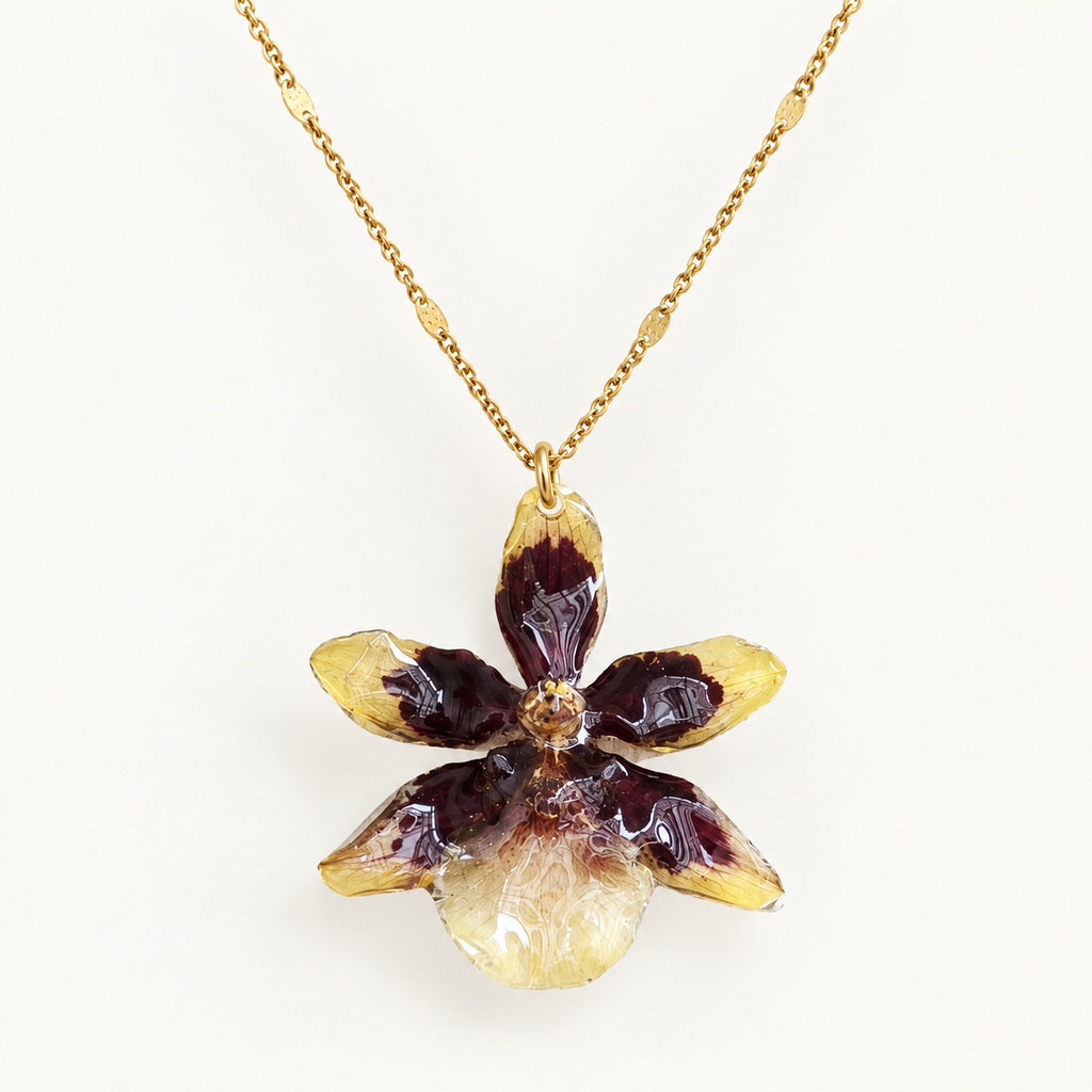 Collar orquídea Colmanara