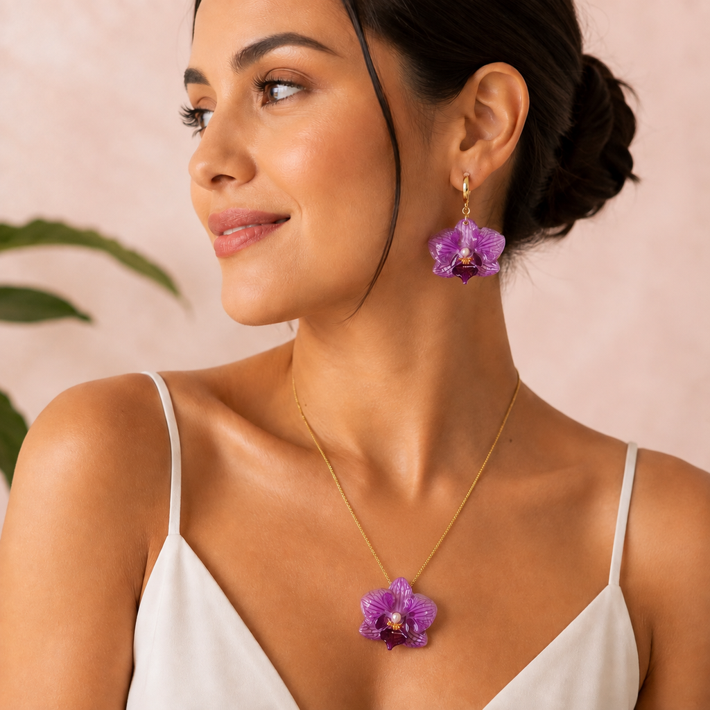Conjunto Orquídea Phalaenopsis