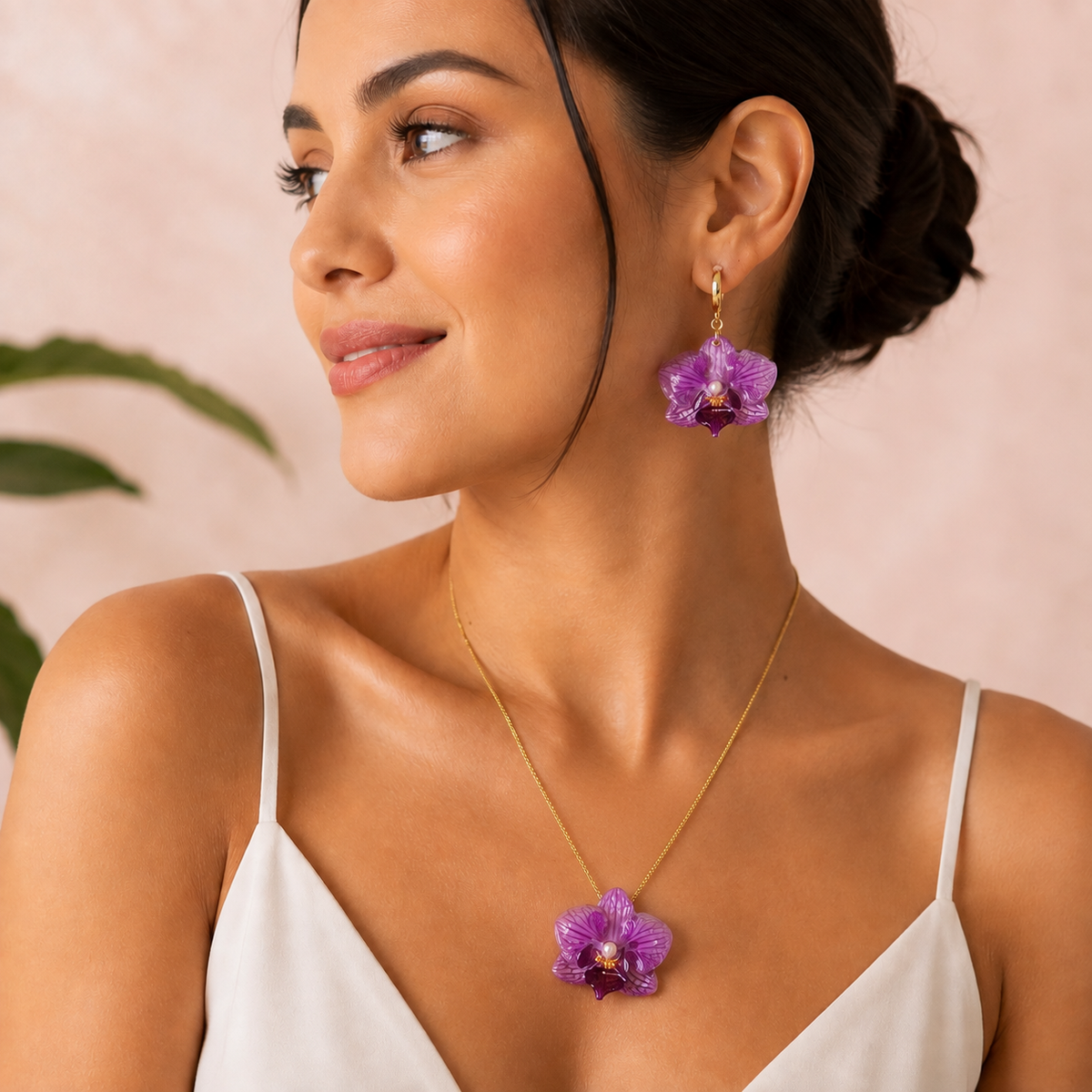 Conjunto Orquídea Phalaenopsis