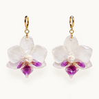 Aretes Orquídea Phalaenopsis
