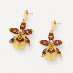 Aretes orquídea Oncidium