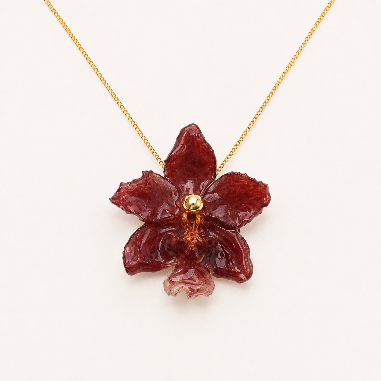 Collar orquídea Odontoglossum