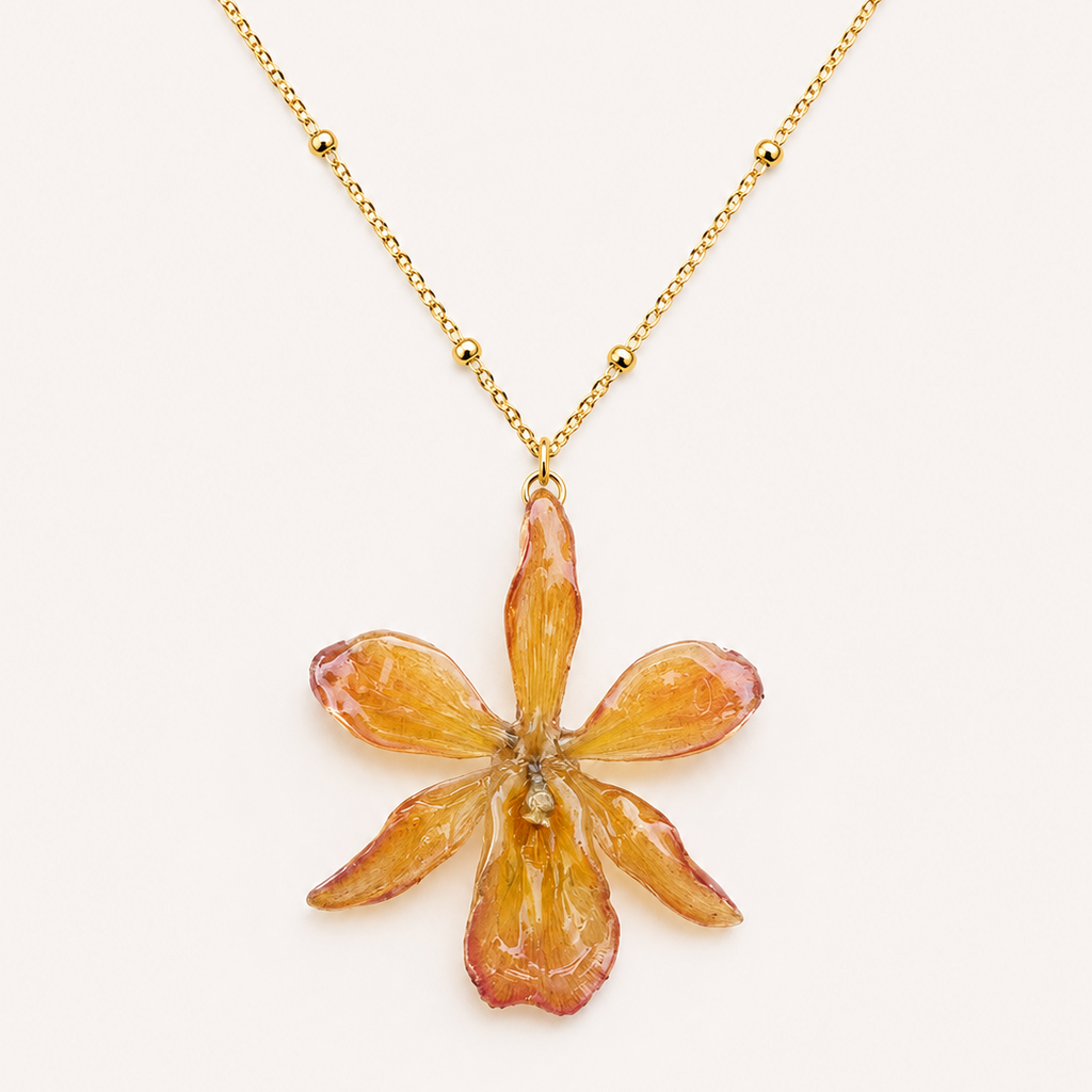 Collar orquídea mini Cattleya