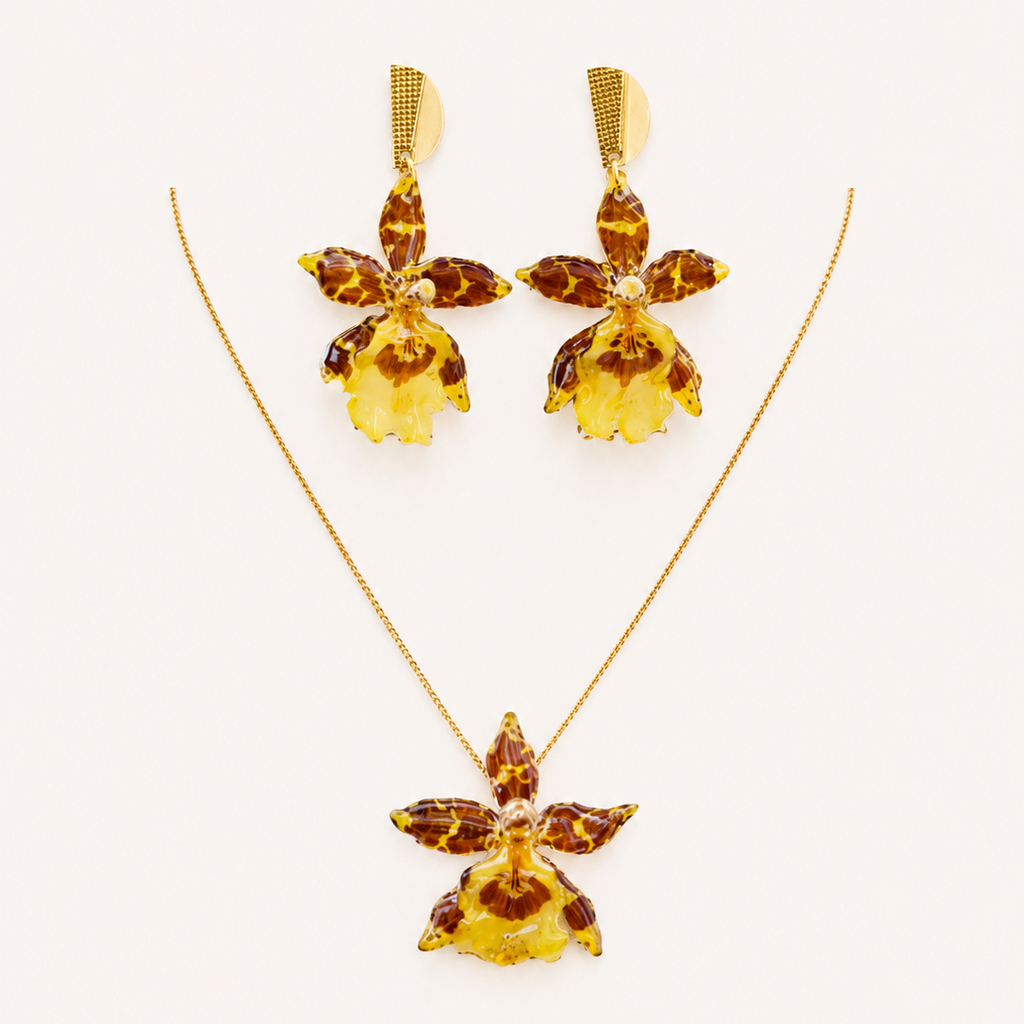 Conjunto orquídea Oncidium