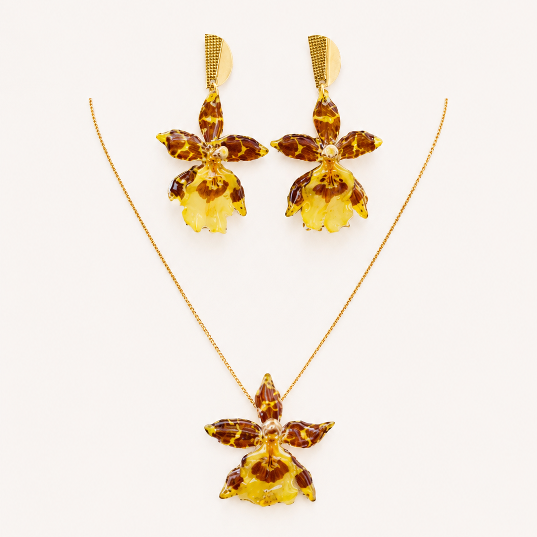 Conjunto orquídea Oncidium