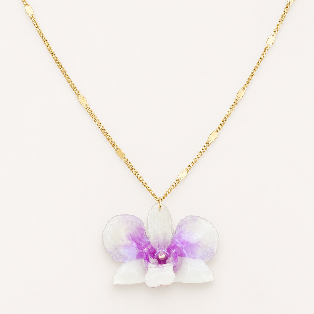 Collar orquídea Dendrobium