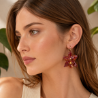 Aretes orquídea Oncidium
