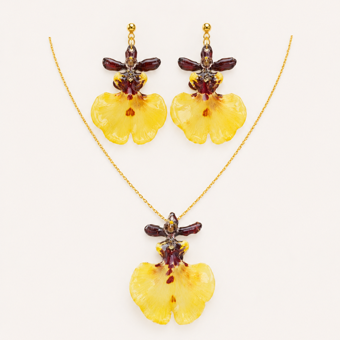 Conjunto orquídea Oncidium