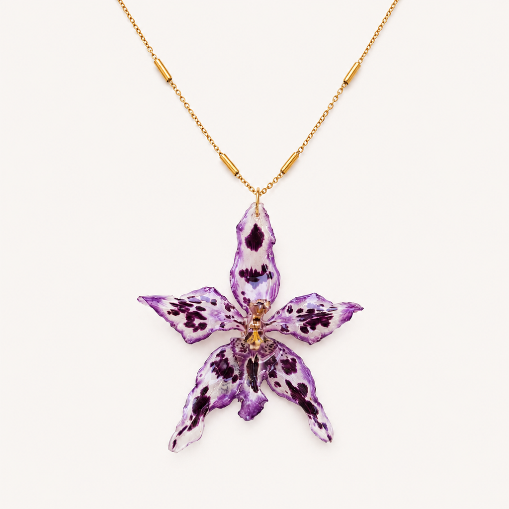 Collar orquídea Odontoglossum