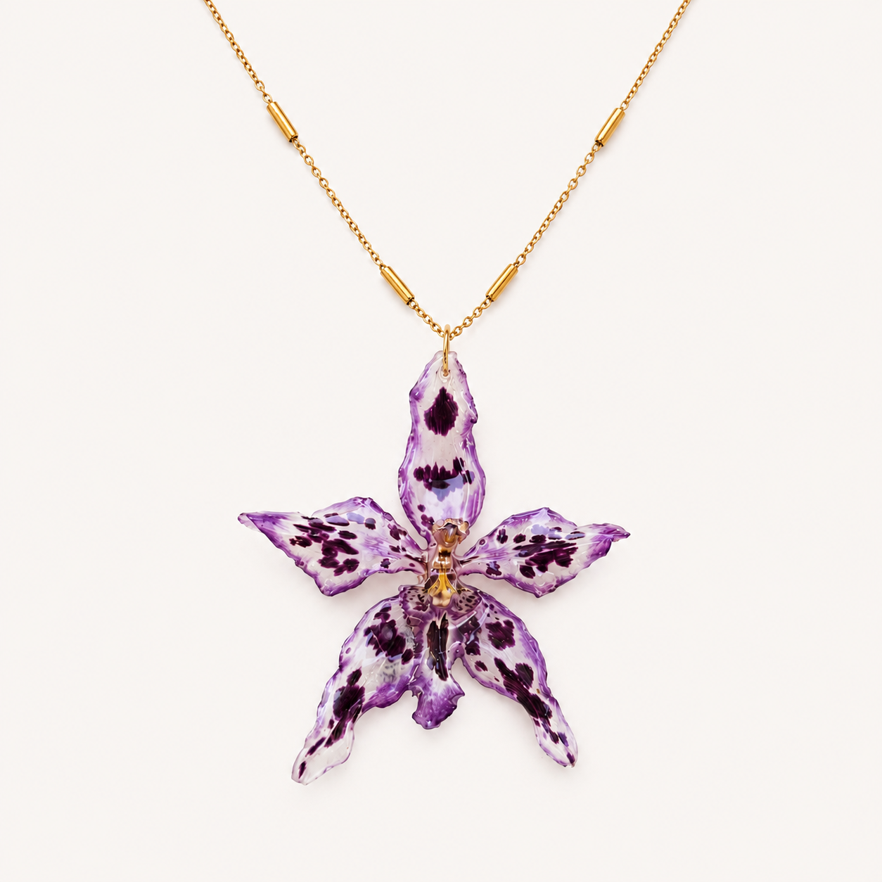 Collar orquídea Odontoglossum