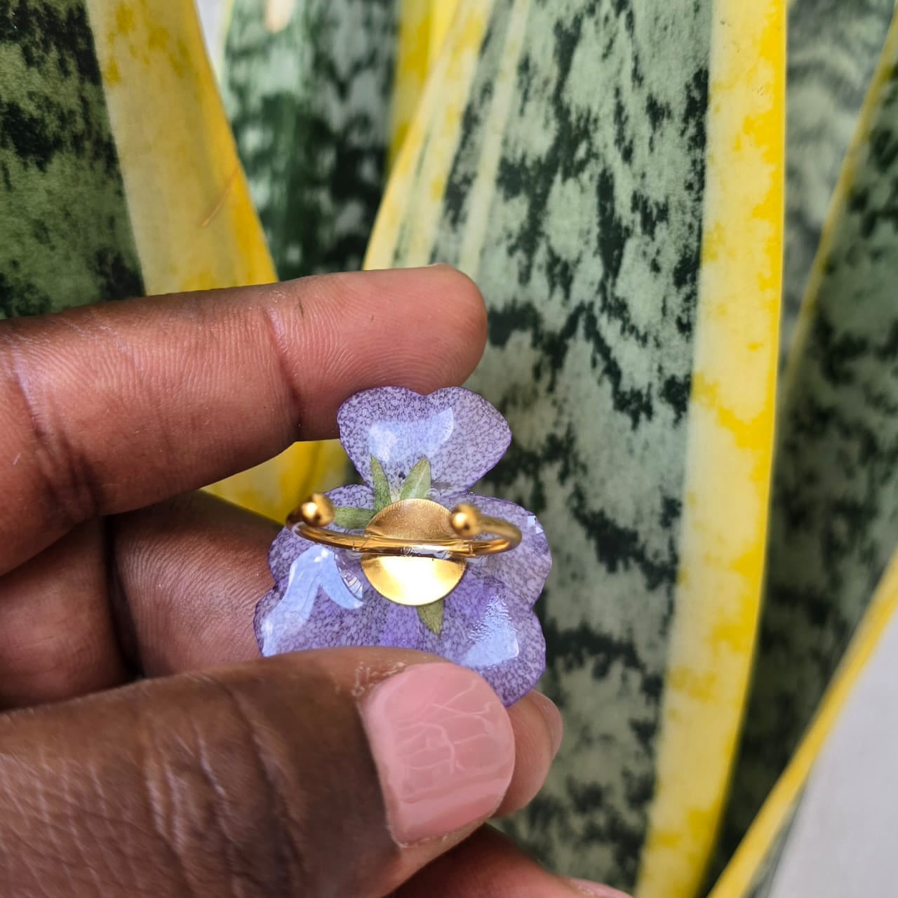 Anillo de Flor Natural