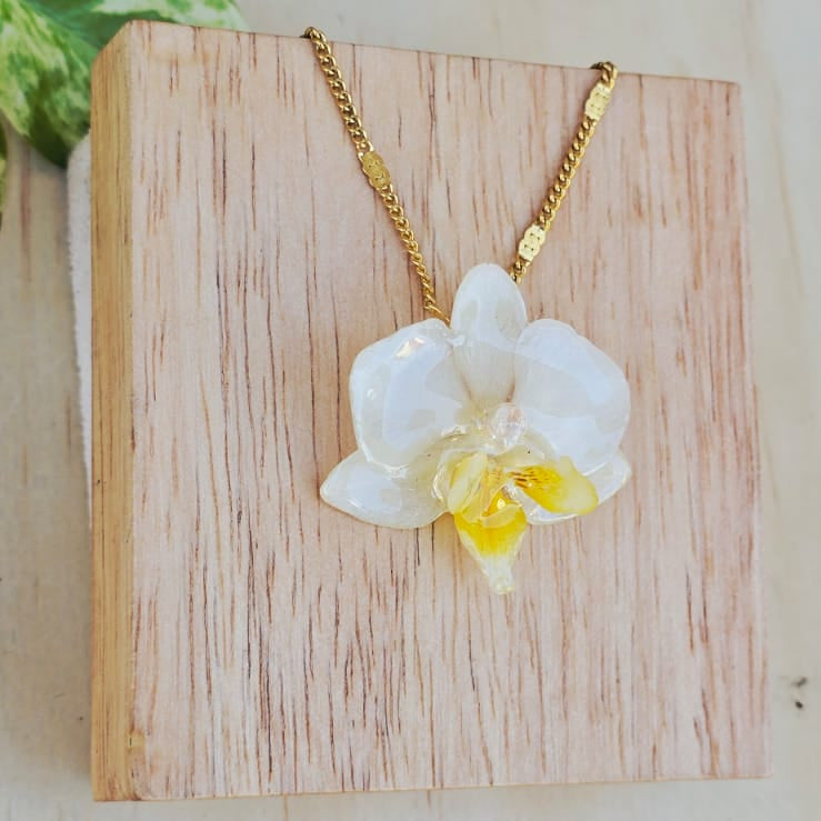 Collar Orquídea Phalaenopsis mini