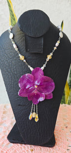 Collar orquídea Doritaenopsis - Temporal