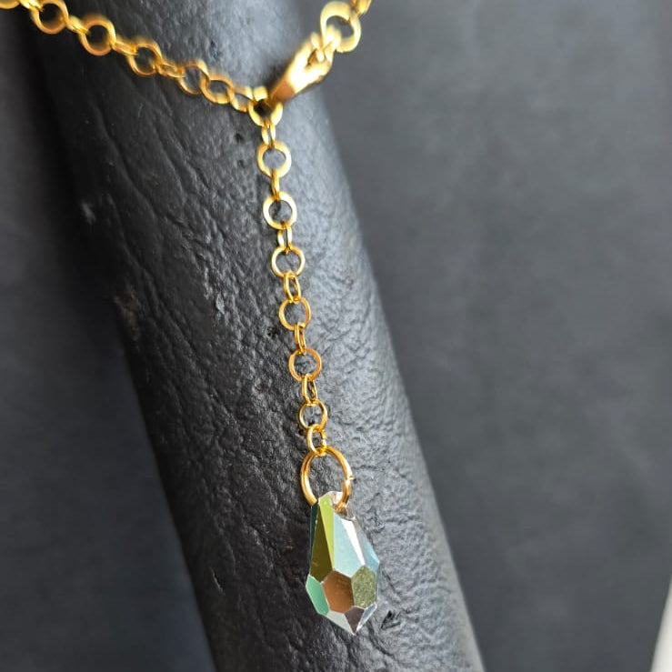 Collar Dendrobium con terminación de Swaroski