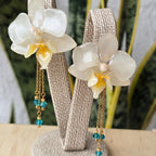 Topo orquídea mini con accesorios removibles en murano