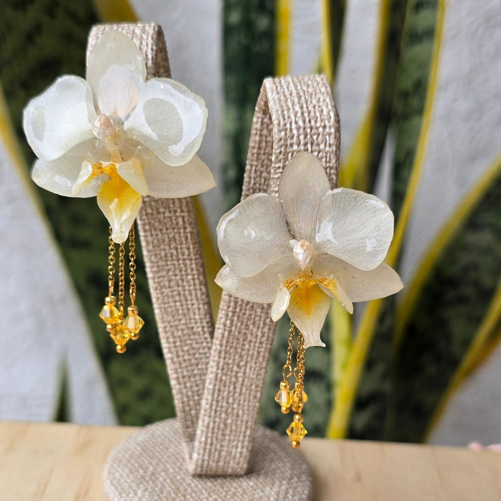 Topo orquídea mini con accesorios removibles en murano