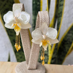 Topo orquídea mini con accesorios removibles en murano