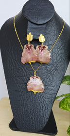 Conjunto labelo de orquídea Oncidium