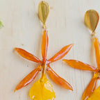 Aretes orquídea Epicattleya