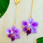 Aretes orquídea Phalaenopsis